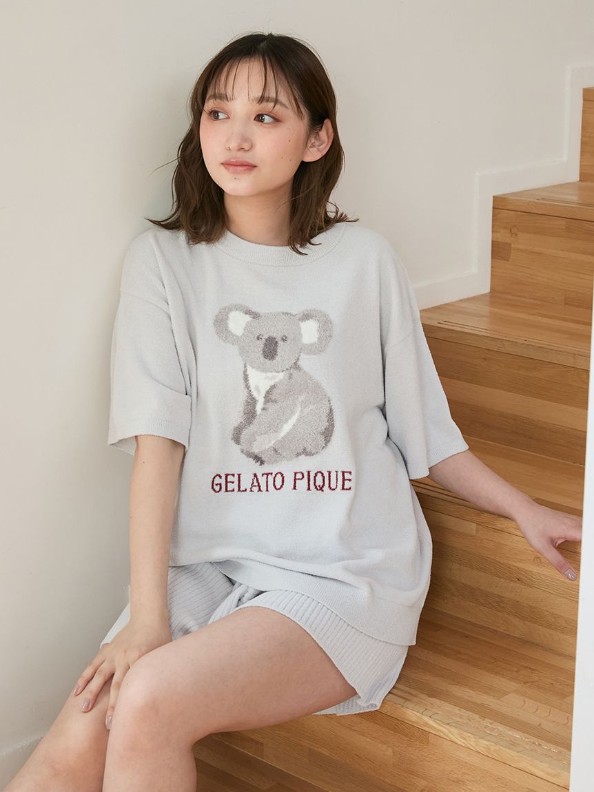 コアラジャガードプルオーバー(ニットプルオーバー)｜ルームウェア