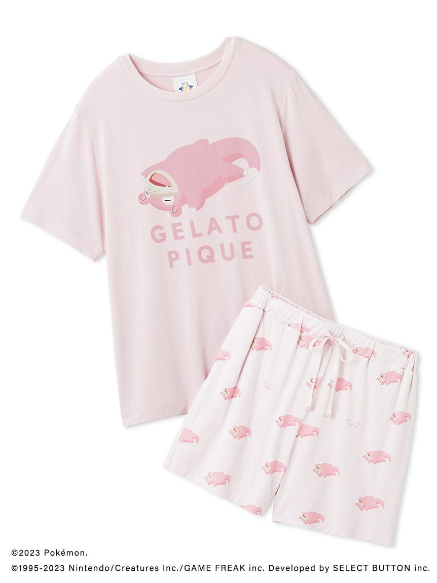 ポケモンスリープ】接触冷感プリントTシャツ＆ショートパンツセット