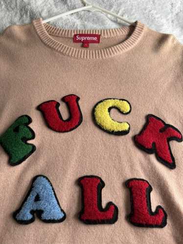 Supreme supreme fuck sweater - Gem