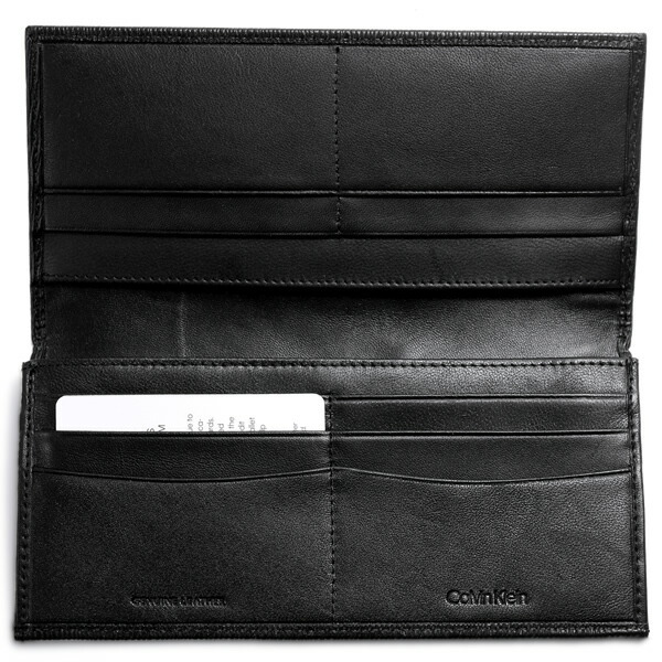 Calvin Klein カルバンクライン メンズ 長財布 レザー 二つ折り