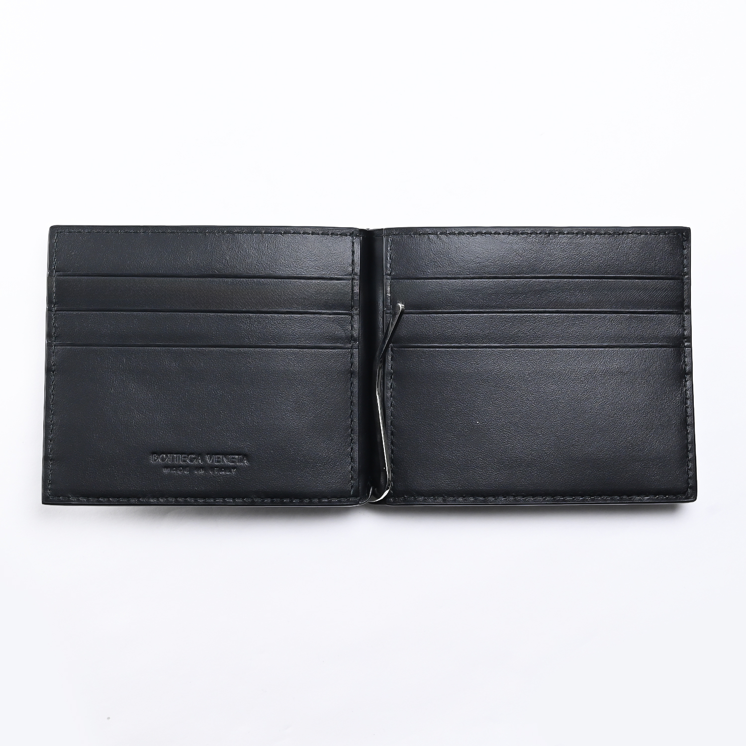 ボッテガヴェネタ BOTTEGA VENETA マネークリップ付き 二つ折り財布 札