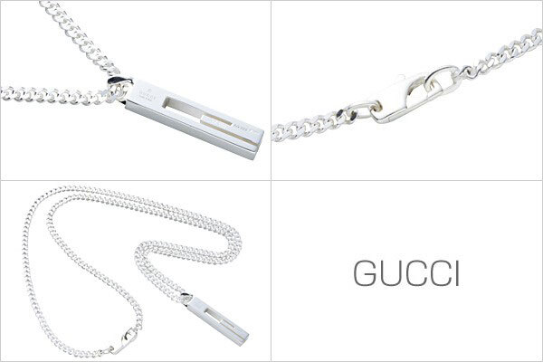 GUCCI グッチ ネックレス メンズ レディース シンプル ペンダント G