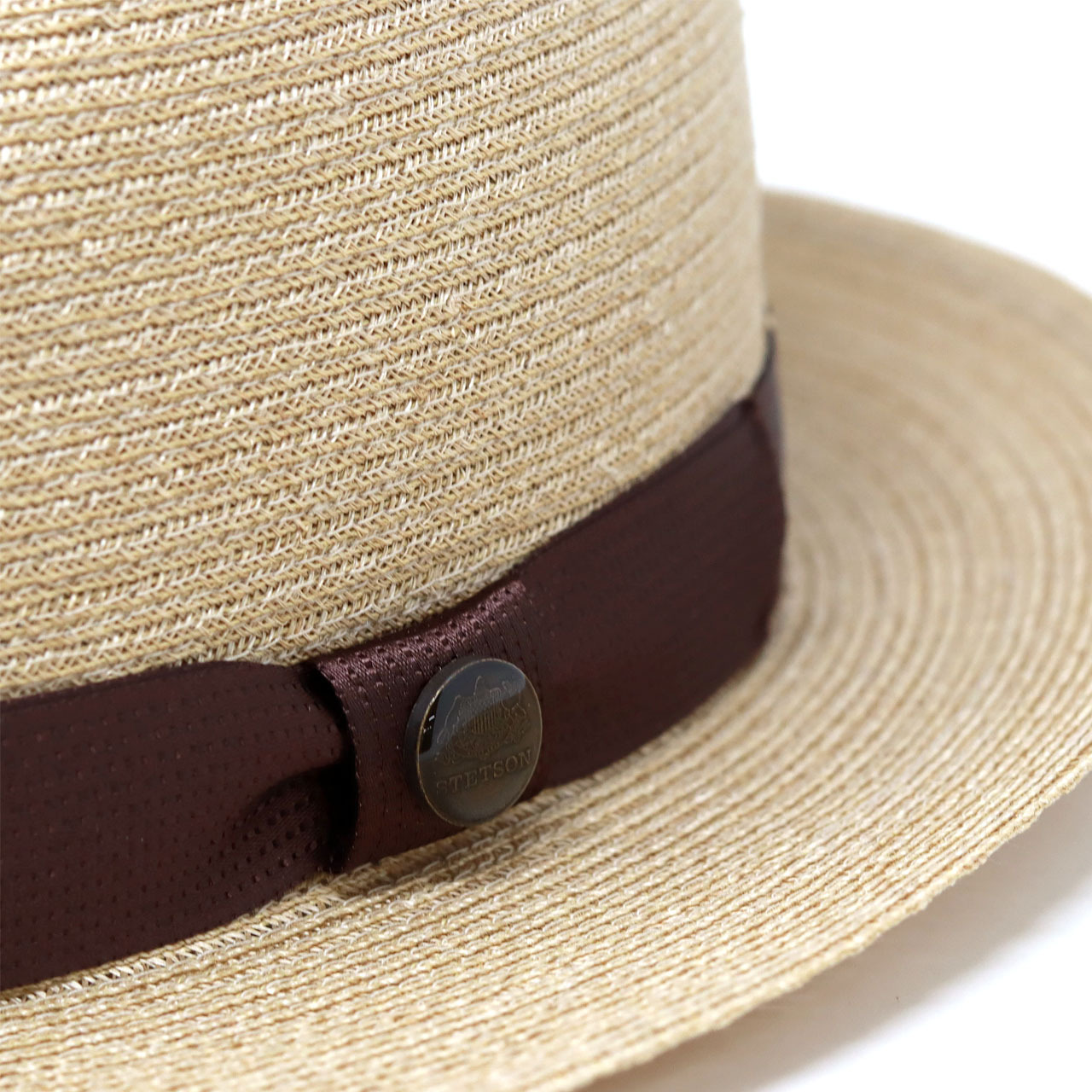 STETSON ステットソン ハット メンズ マニラ麻 細ブレード 麦わら帽子