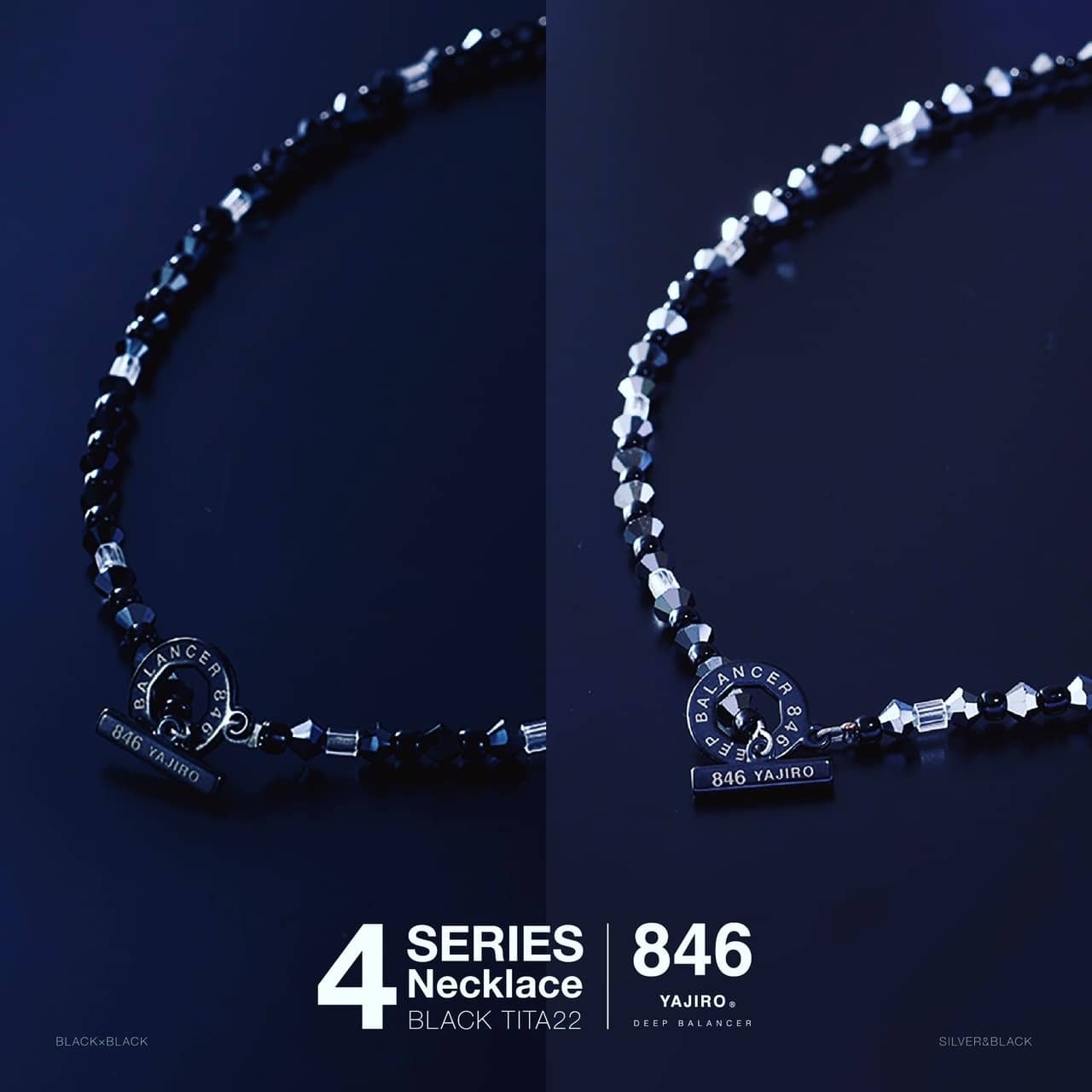 正規品】846YAJIRO ヤジロ 4シリーズネックレス ディープバランサー
