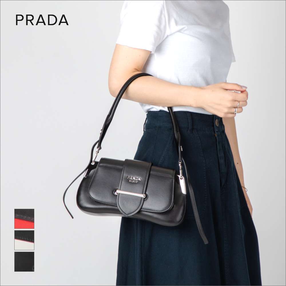 プラダ PRADA 1BD168 2AIX ショルダーバッグ シティカーフ レディース