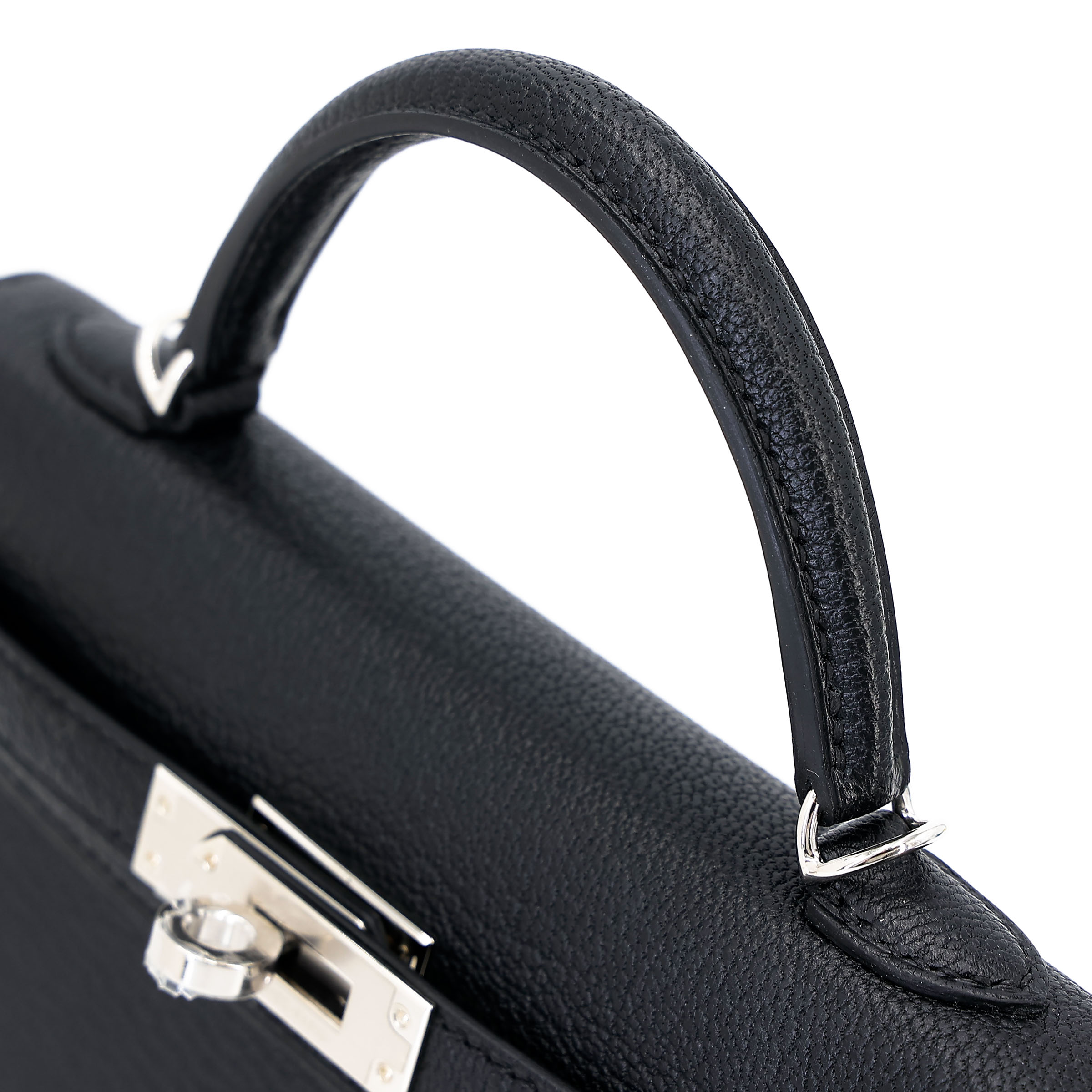 ランク N 新品 HERMÈS エルメス ミニケリー2 ヴェルソ ブラック (89