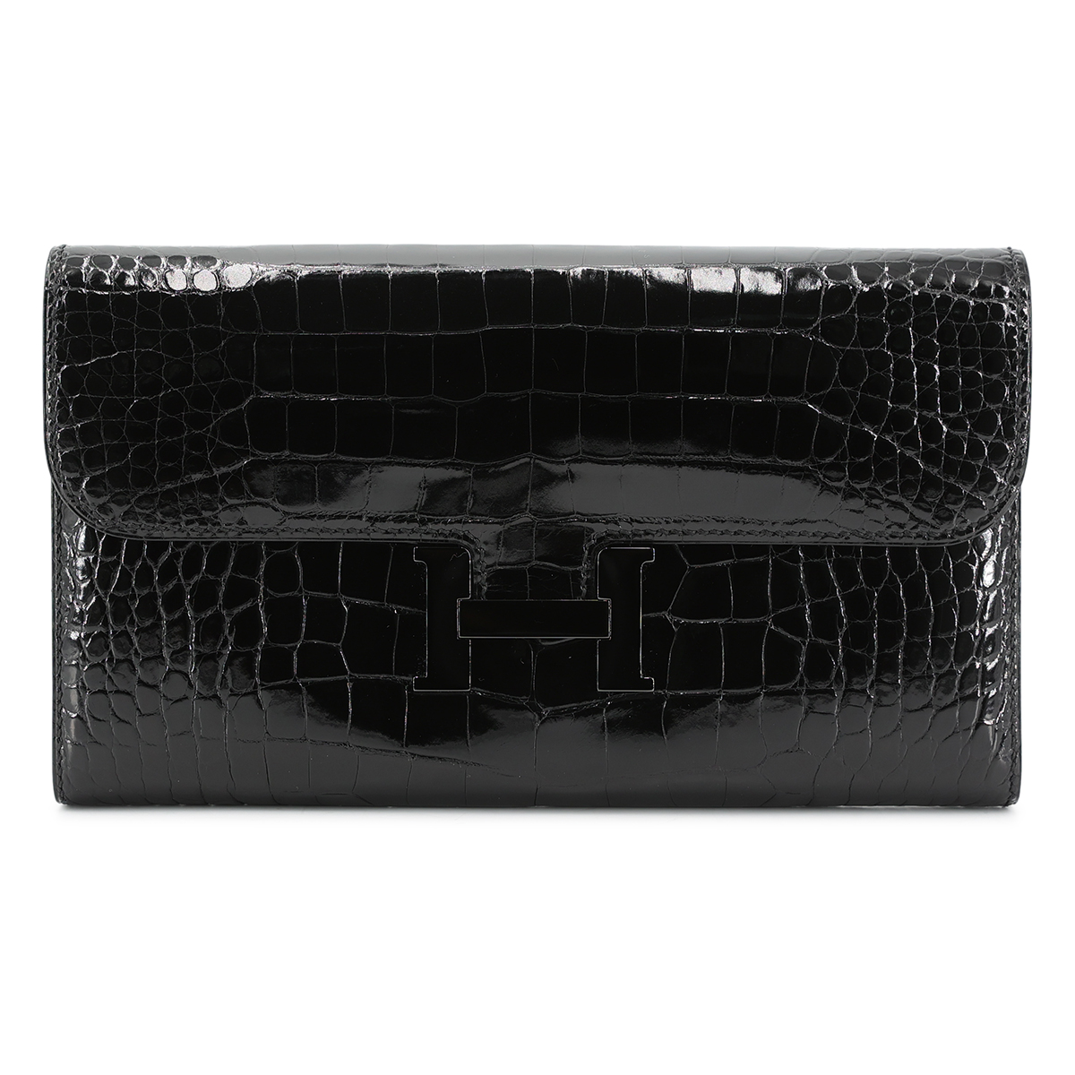HERMÈS エルメス コンスタンス ロング ウォレット ブラック