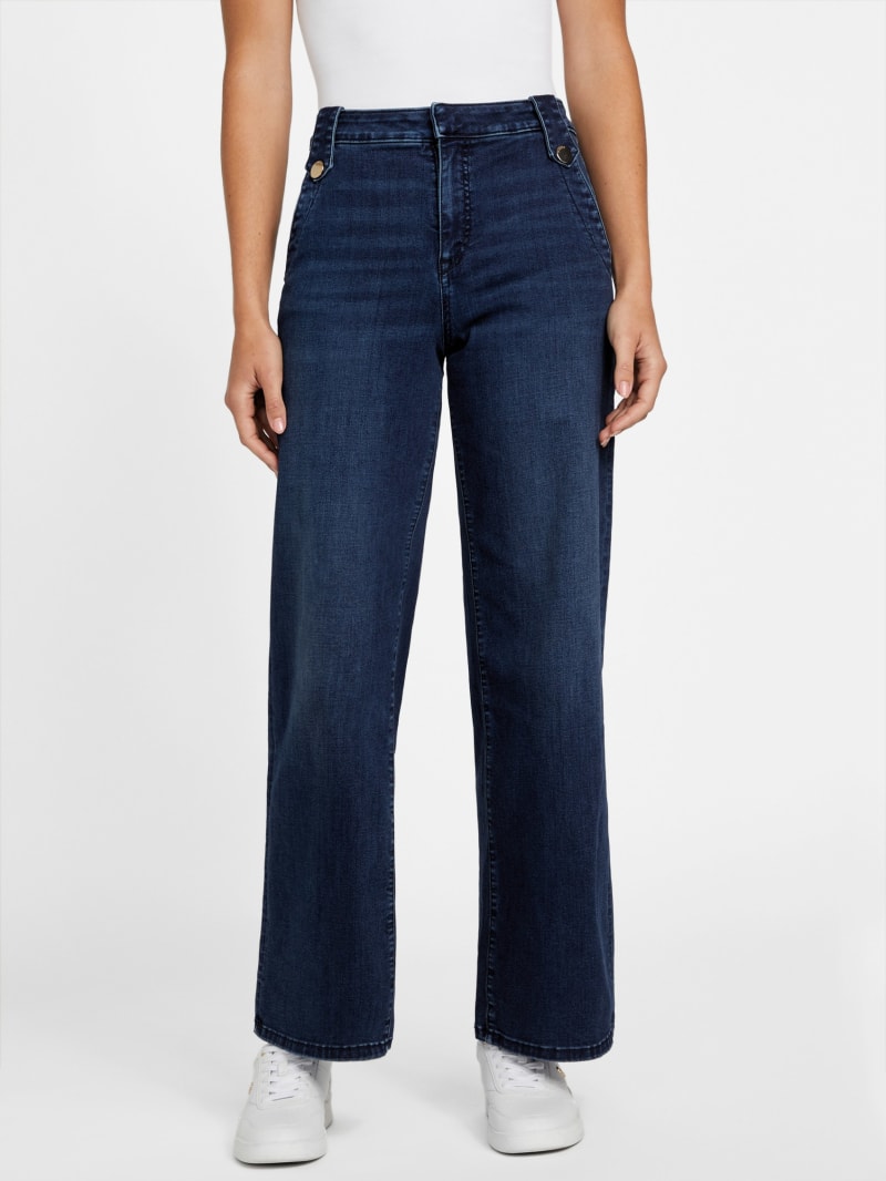 Elliot Wide-Leg Jeans | GUESS Factory