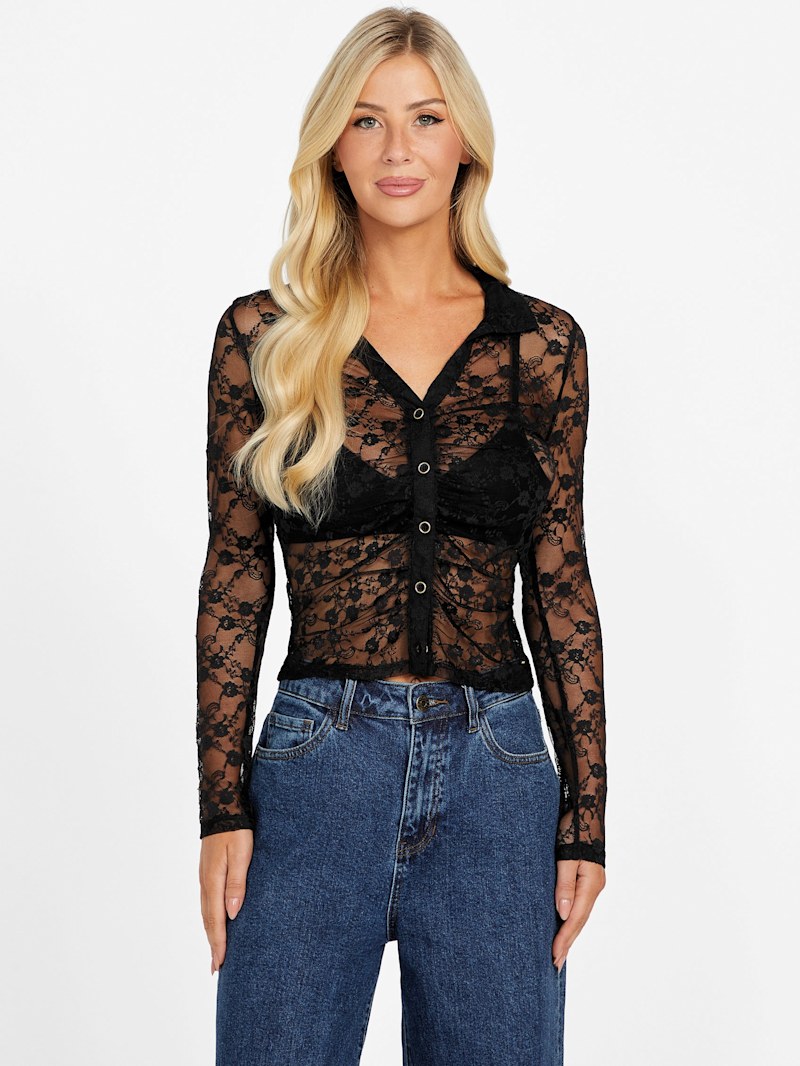 Merrie Lace Top | GUESS Factory