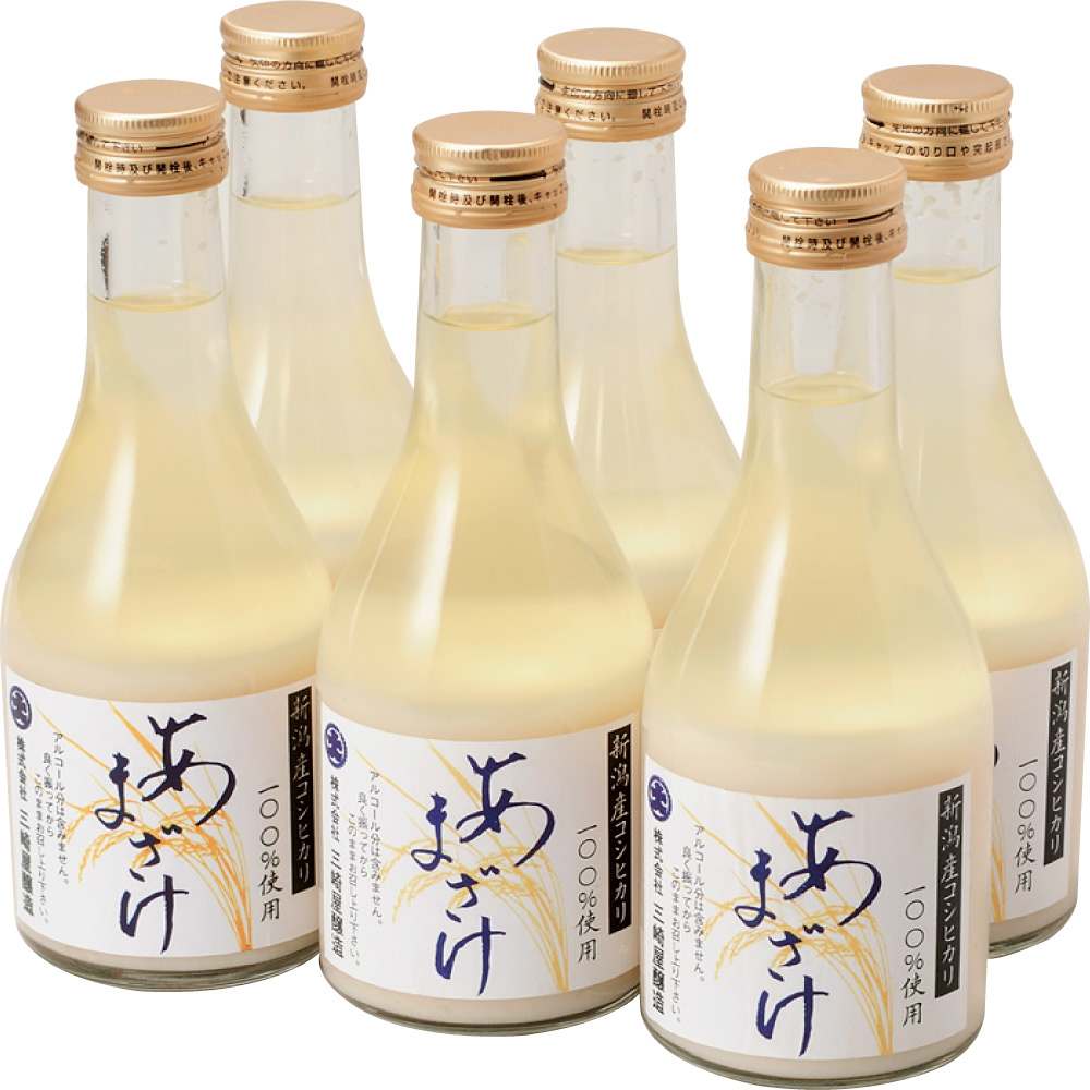 三崎屋醸造」 新潟産コシヒカリ100％あま酒（310g×6本） 通販 - ディノス