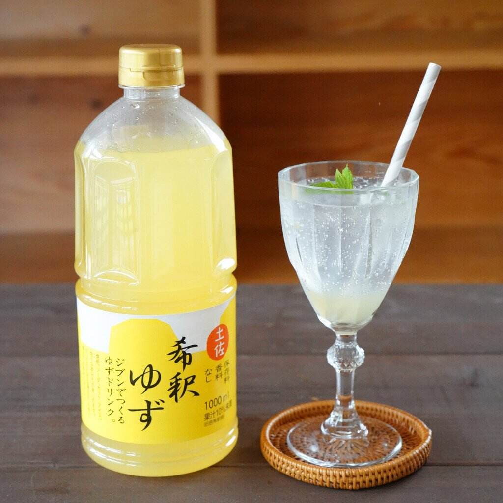希釈ゆず（ゆずドリンク）1L | Madein土佐高知アイス（旅する久世福e商店）