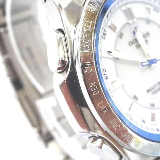 CASIO - カシオ 腕時計 オシアナス OCEANUS OCW-T100 ソーラー 白文字