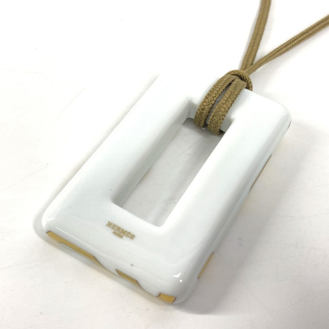 HERMES - エルメス HERMES アクセサリー 陶器 ネックレス ポーセリン
