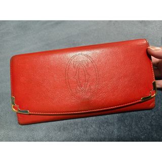 Cartier - Cartier カルティエ ハッピーバースデー長財布 ブルー 青