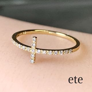 ete - Moe様専用 ete ピンキーリング ピンクゴールド 3号 購入証明書
