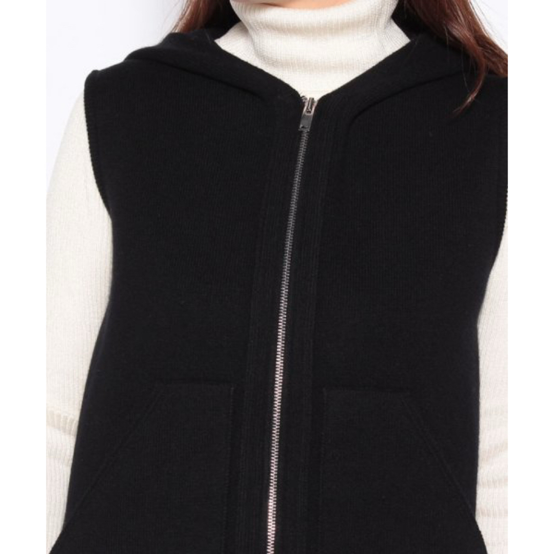 Theory 22AW 完売 LANA CASH ジップアップニットベスト