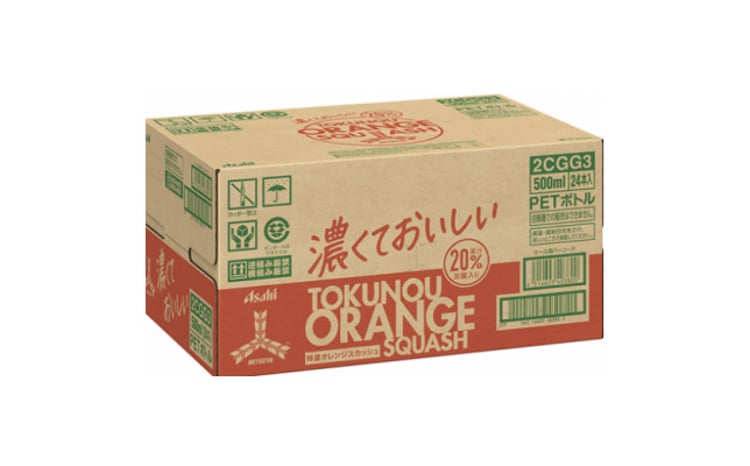 三ツ矢』特濃オレンジスカッシュPET500ml 24本【1335970】 - 群馬県