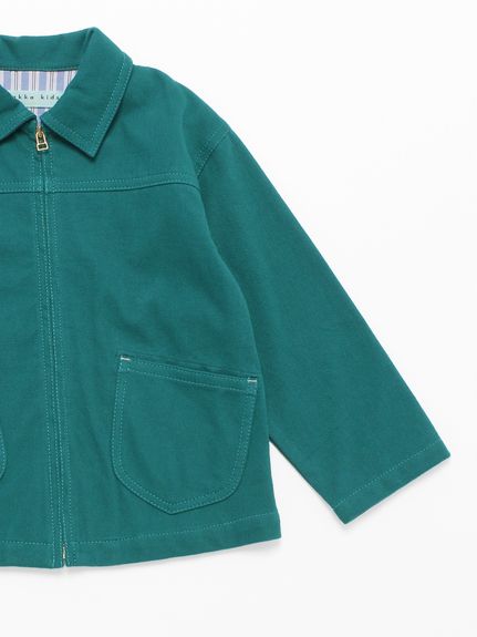 ストレッチカットツイルジャケット（ブルゾン）｜hakka kids（ハッカ