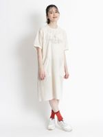 大きいサイズ][15号 19号 ]コットンローンワッシャープランプフラワー
