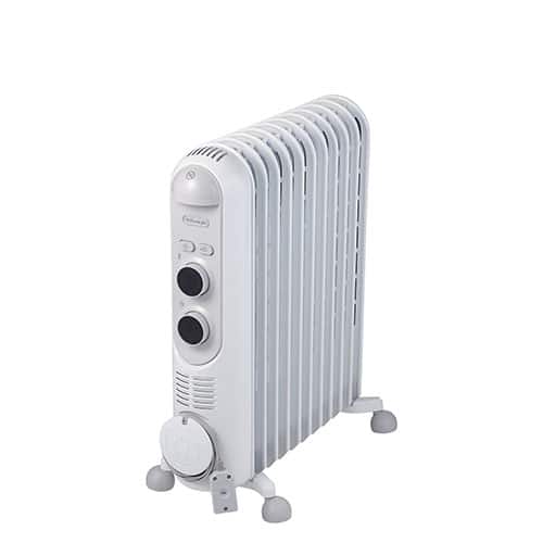 デロンギ 冷暖房機器 【良品】アミカルド オイルヒーター ライトグレー