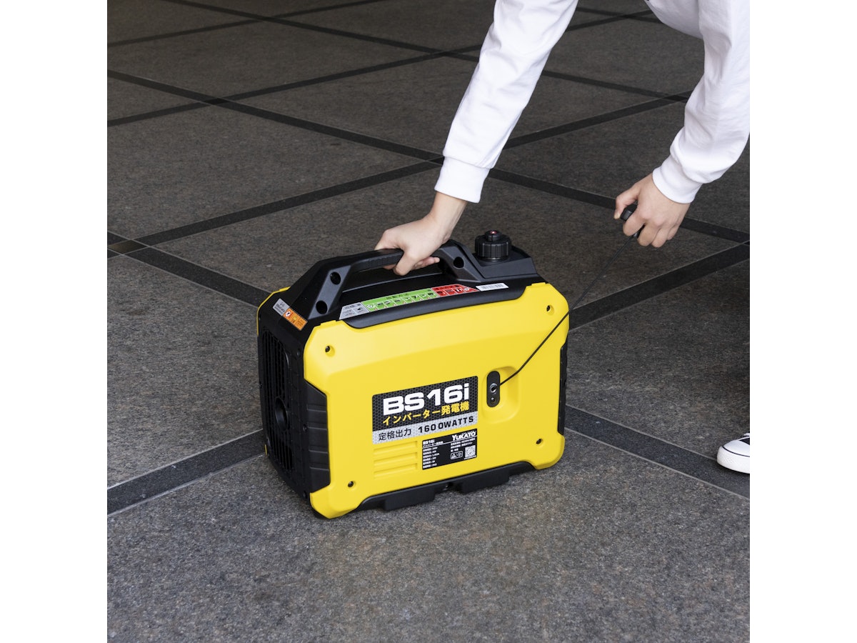 YUKATO インバーター発電機 BS16iを検証レビュー！インバーター発電機