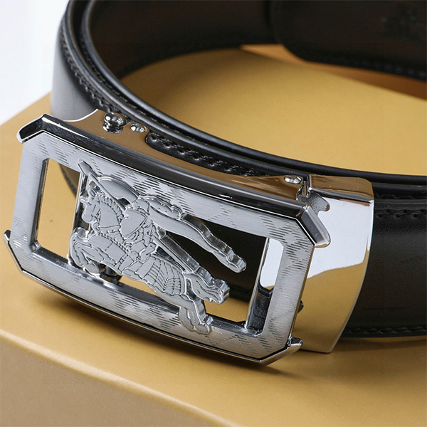 Burberry バーバリー 牛革 ベルト 35MM 穴なし オートロック式 サイズ