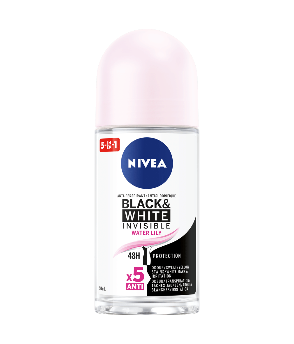 BLACK&WHITE INVISIBLE WATER LILY ANTIPERSPIRANT ROLL-ON