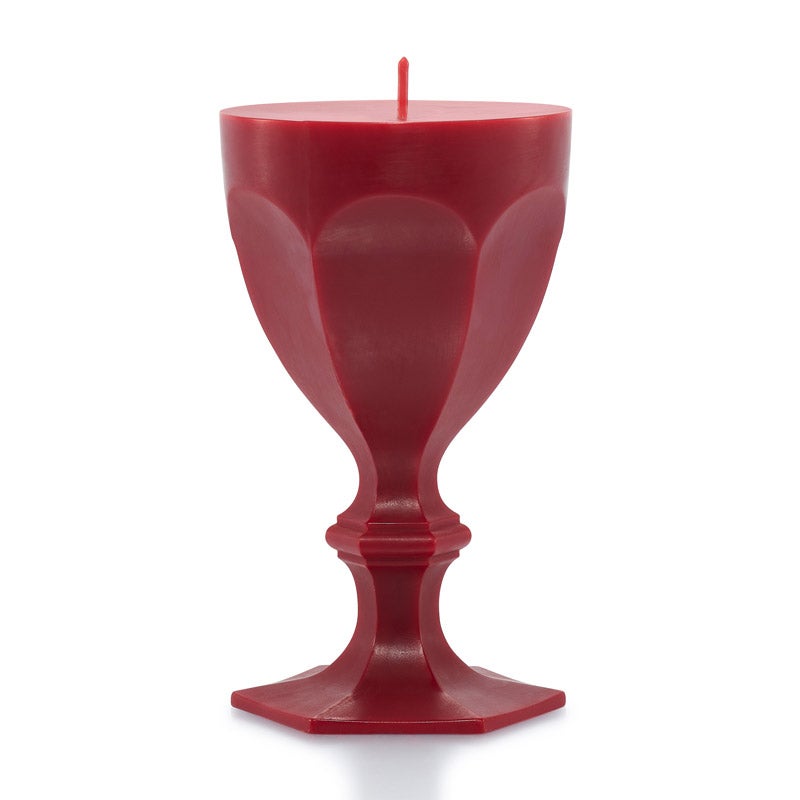 Baccarat（バカラ） アルクール グラス型キャンドル レッド 2816955