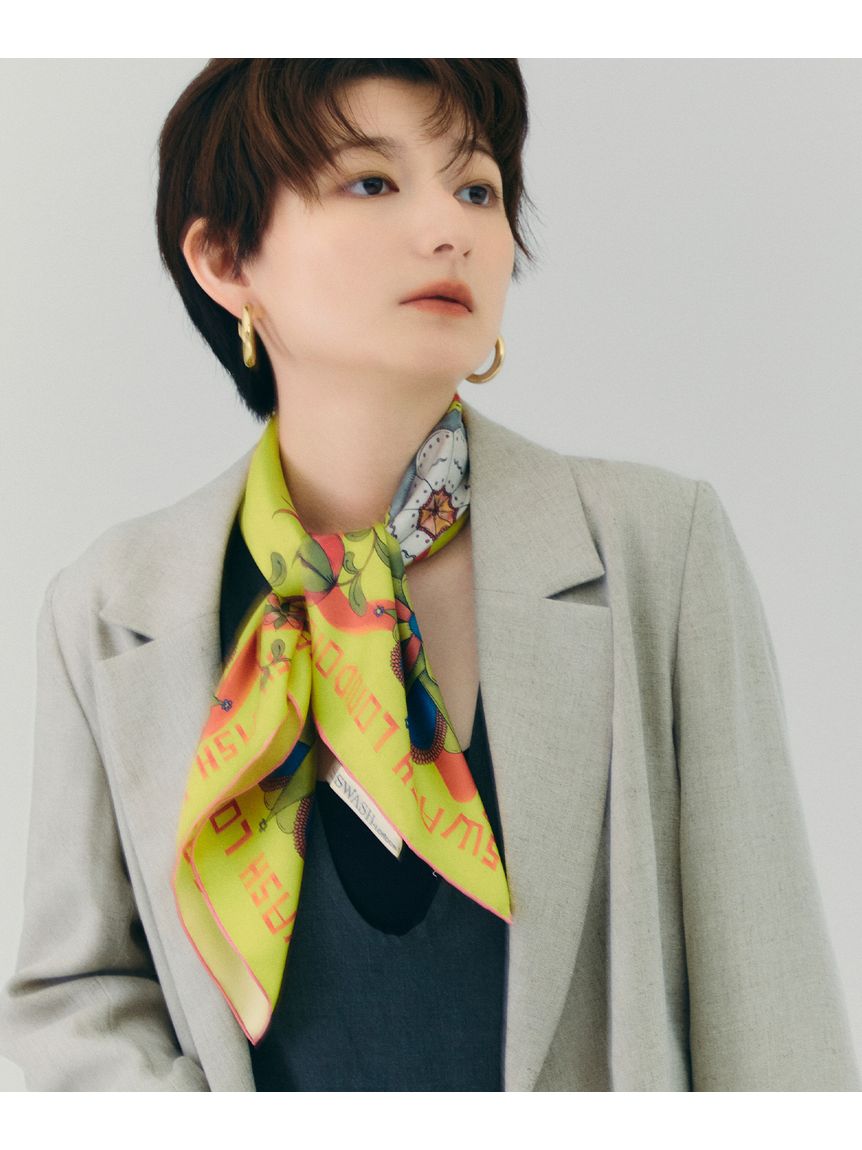 スカーフ】スウォッシュロンドン (SWASH LONDON) Armories シルク