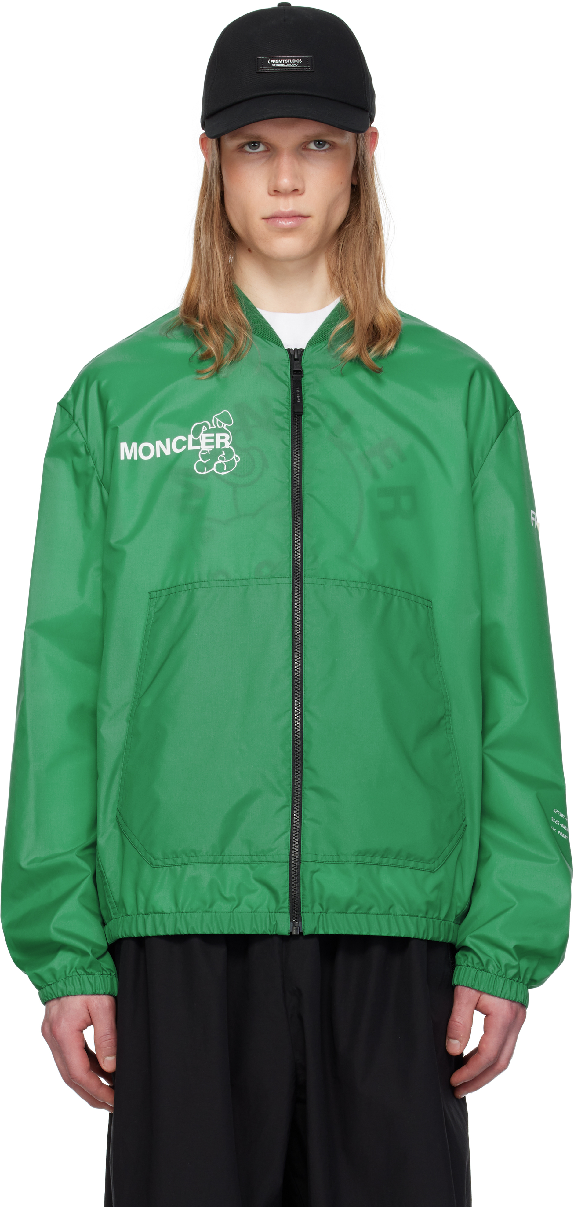 Moncler Genius: 7 Moncler FRGMT Hiroshi Fujiwara Green Ostria