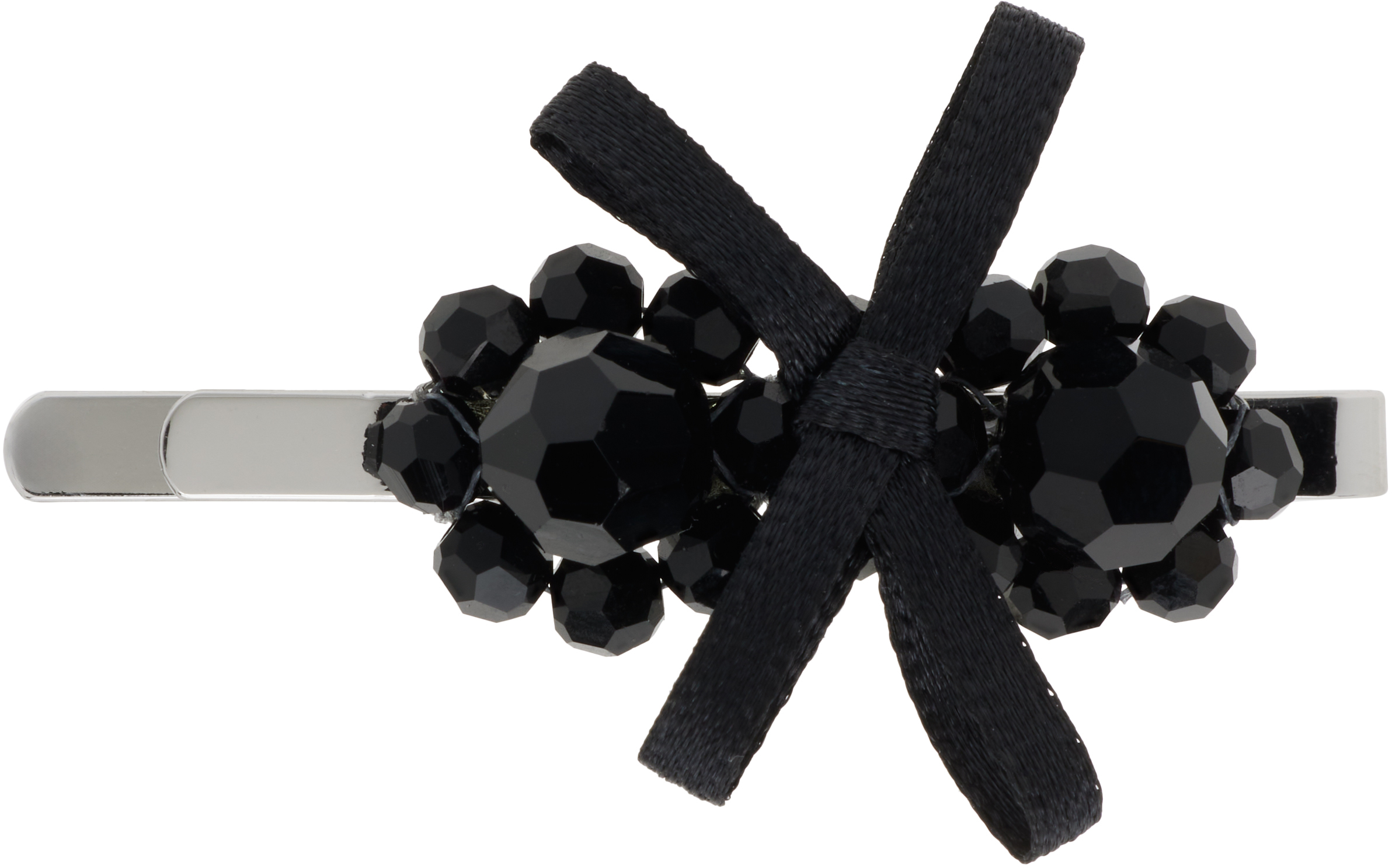 Simone Rochaのブラック Petite Bow Mini Flower ヘアピンがセール中