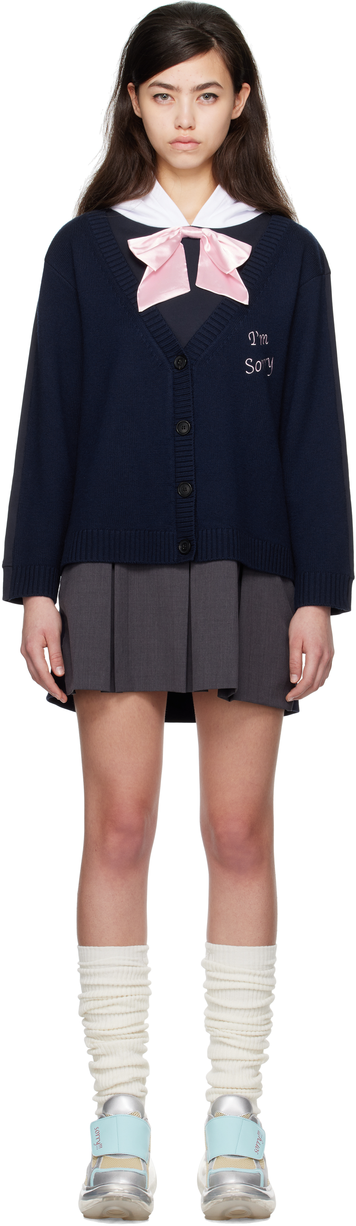 I'm Sorry by Petra CollinsのSSENSE 日本限定 ネイビー＆ホワイト