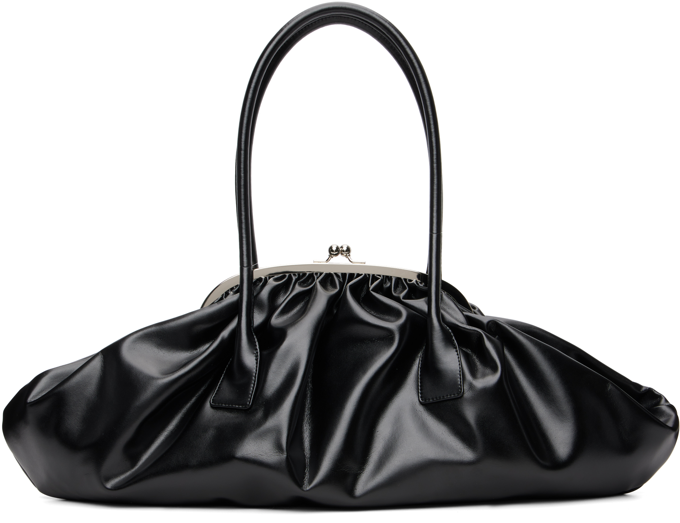 Comme des Garçons Comme des Garçons: Black Medium Top Handle Bag