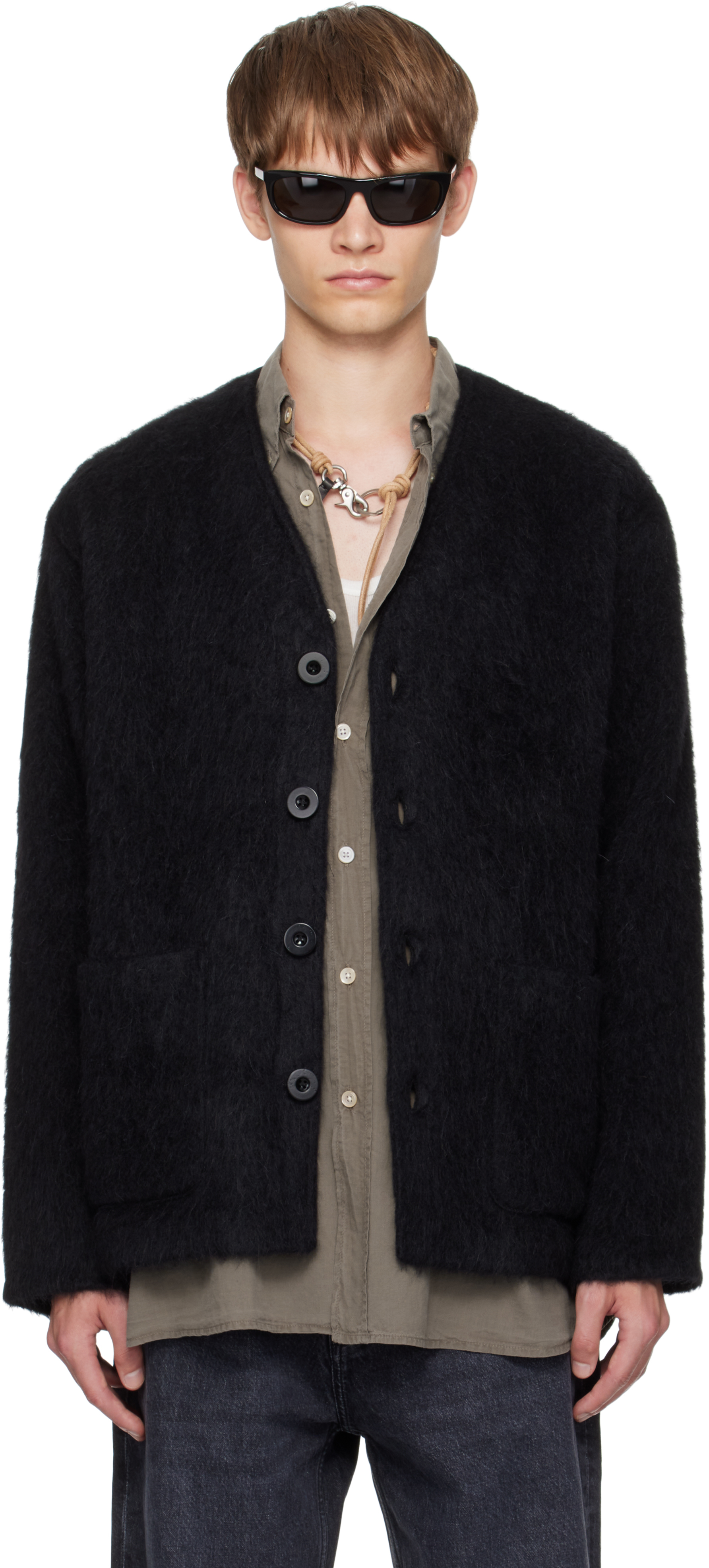 OUR LEGACY: Black Wool Cardigan | SSENSE