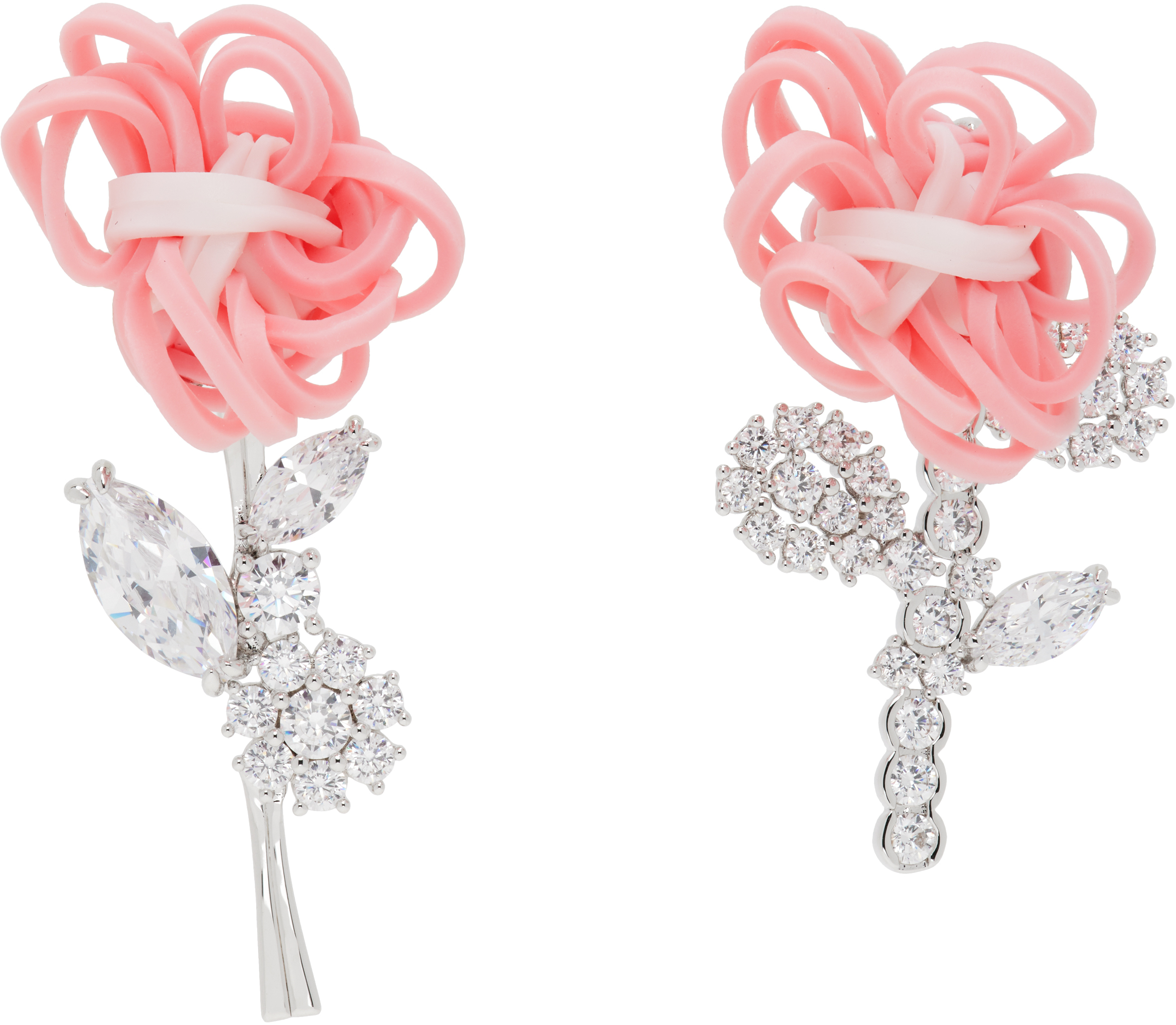 Shushu/TongのYVMINエディション Rubber Band Flower Gemstone Branch