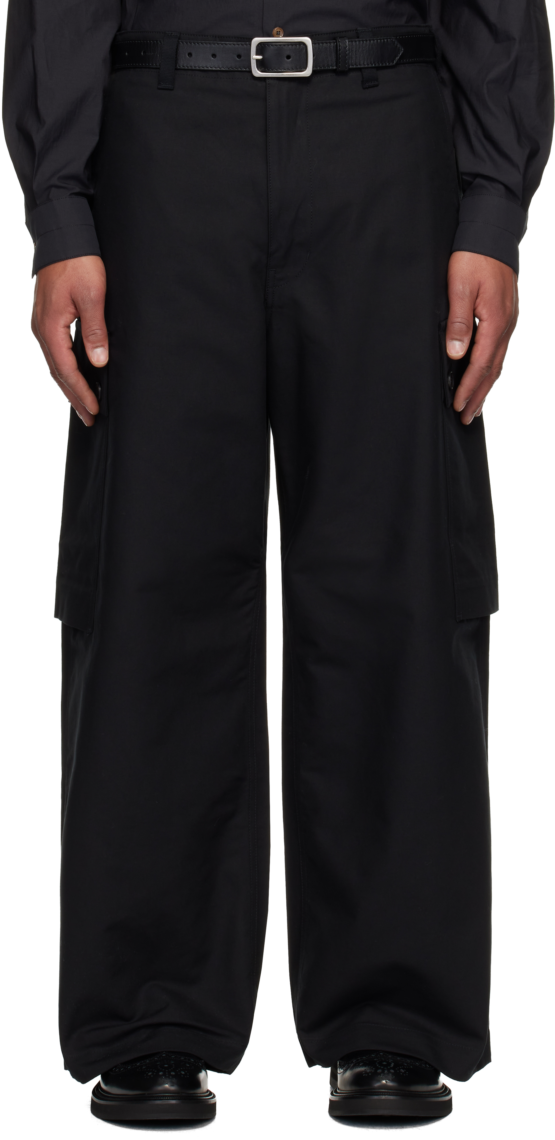 Comme des Garçons Hommeのブラック Cotton Double Weave Weather