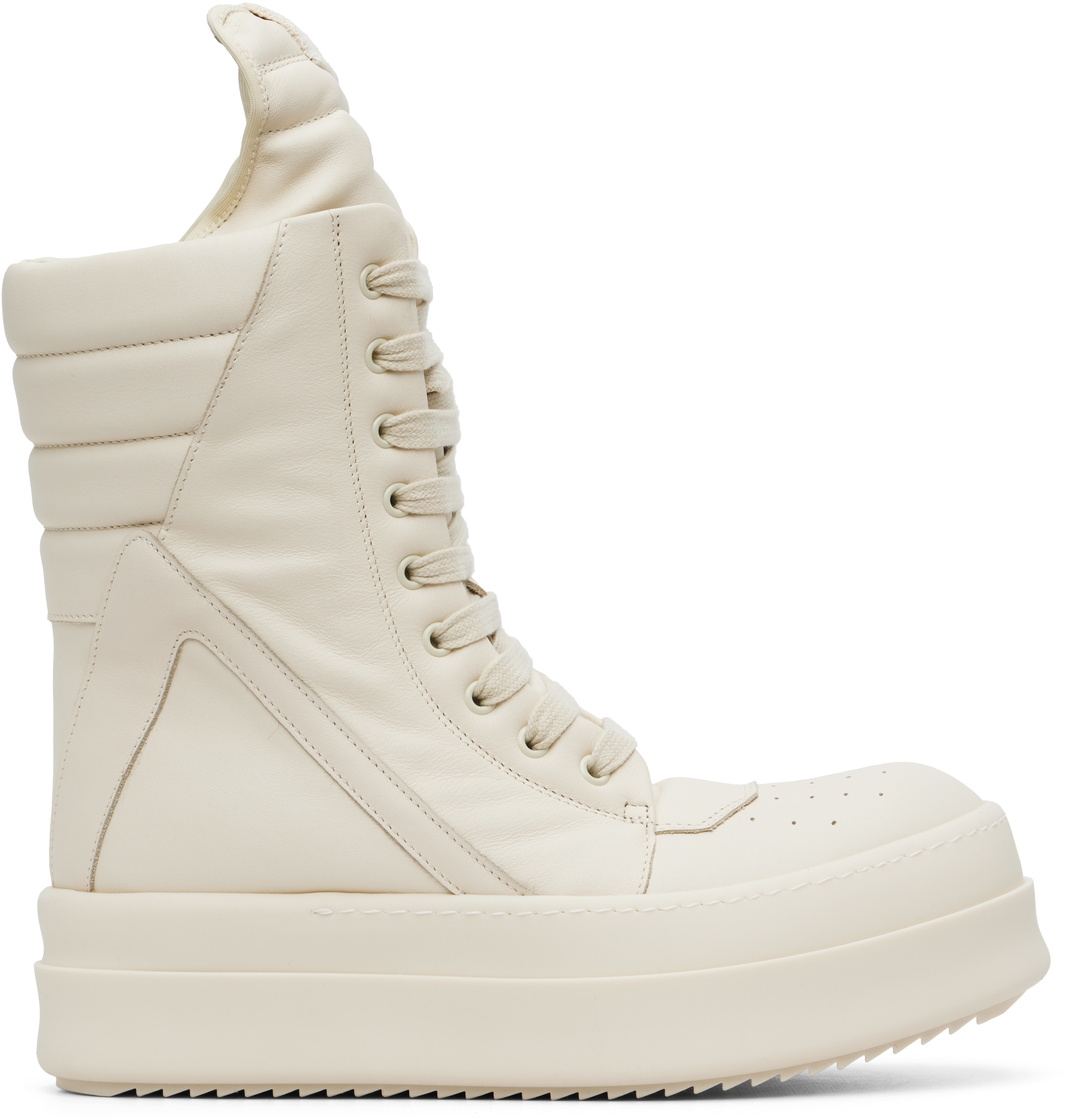 Off-White Concordians Megageobaskets Sneakers by Rick Owens on Sale