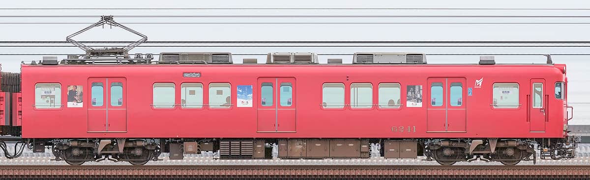名鉄6000系（8次車）モ6241の側面写真｜RailFile.jp｜鉄道車両サイド