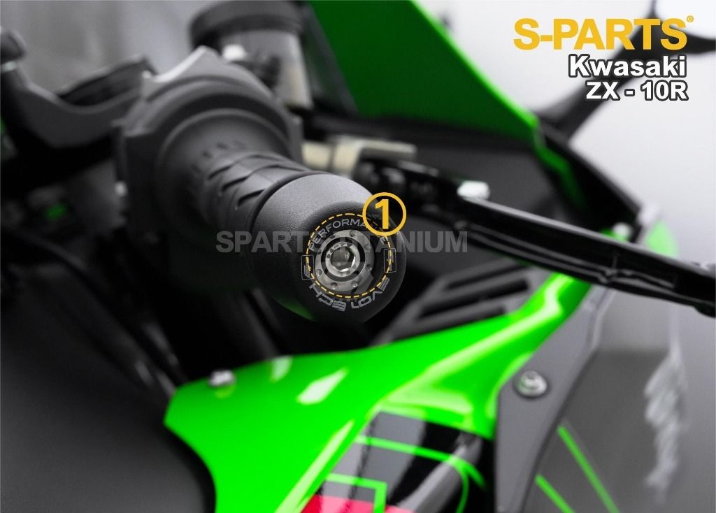 Webike | S-PARTS エスパーツ EPバーエンド用チタンボルトセット ZX