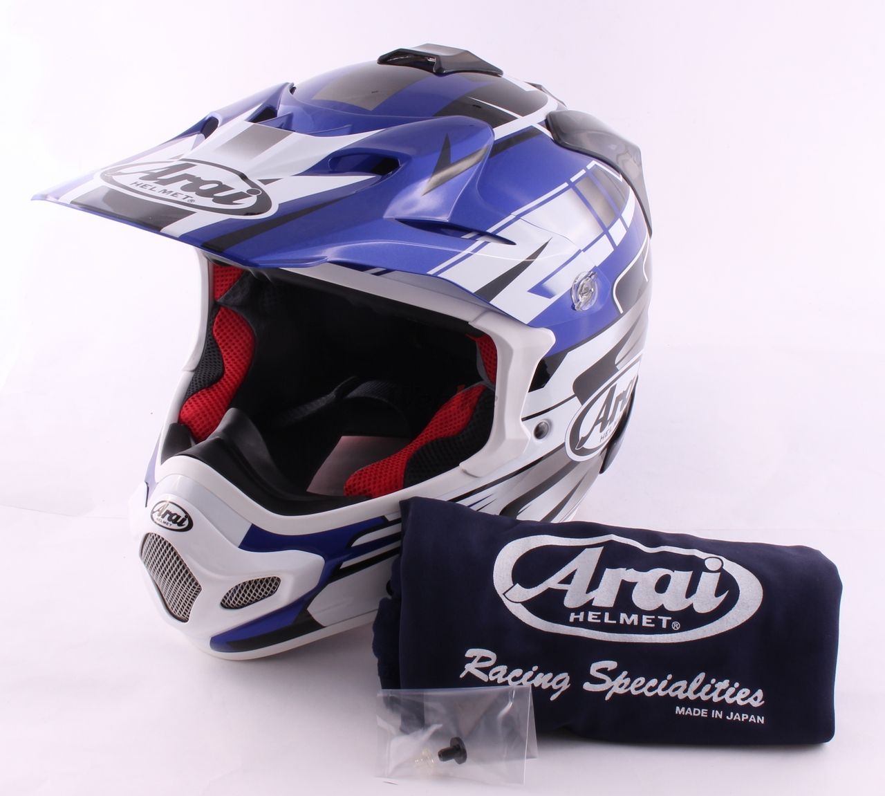 Webike | Arai アライ V-CROSS4 TIP [V-クロス4 ティップ ブルー