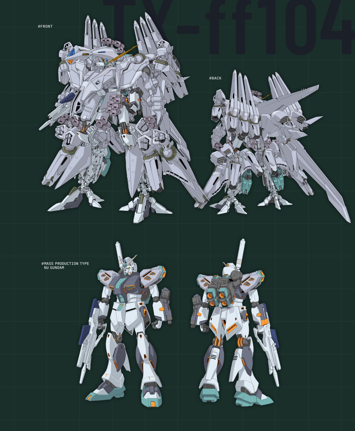 閃光のハサウェイ『HG 1/144 TX-ff104 アリュゼウス』全高25cmの迫力