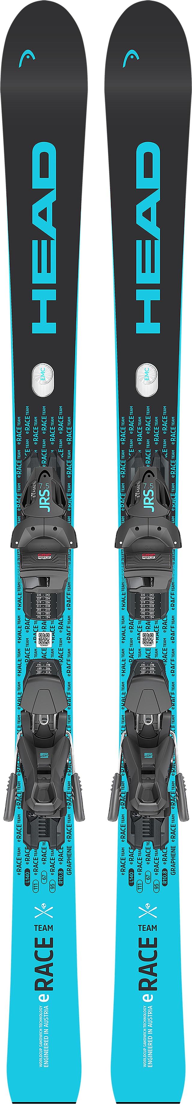 HEAD Worldcup e.Race Team SW Skis with JRS 7.5 Ski Bindings