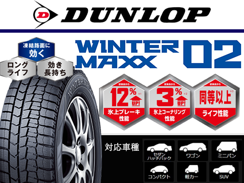 DUNLOP WINTER MAXX WM02 215/60R16 95Q | タイヤの通販 販売と交換