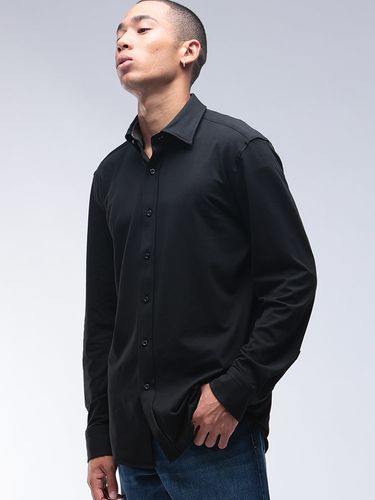 EMPORIO ARMANI (エンポリオアルマーニ) イーグル総柄 長袖 シャツ