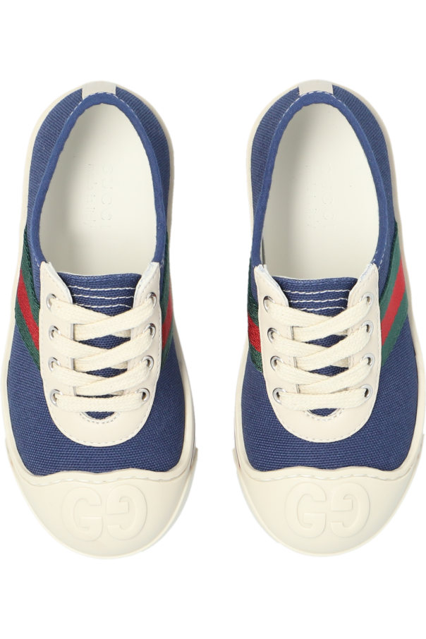 Navy blue Sneakers with logo Gucci Kids - Vitkac Japan