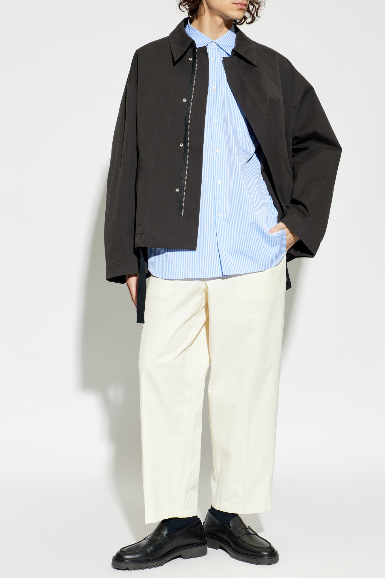 Light blue Shirt with a check pattern Comme des Garçons Shirt