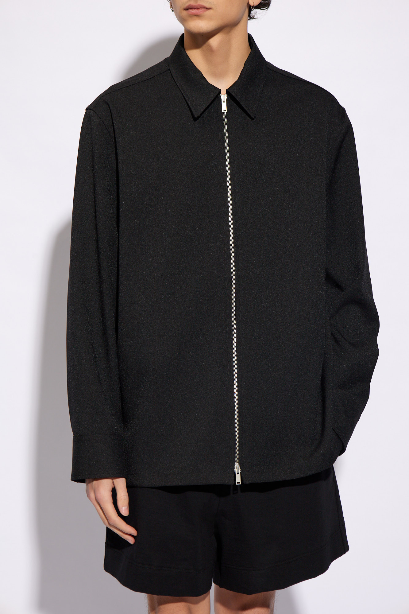 Black Shirt with zip JIL SANDER - Vitkac AS