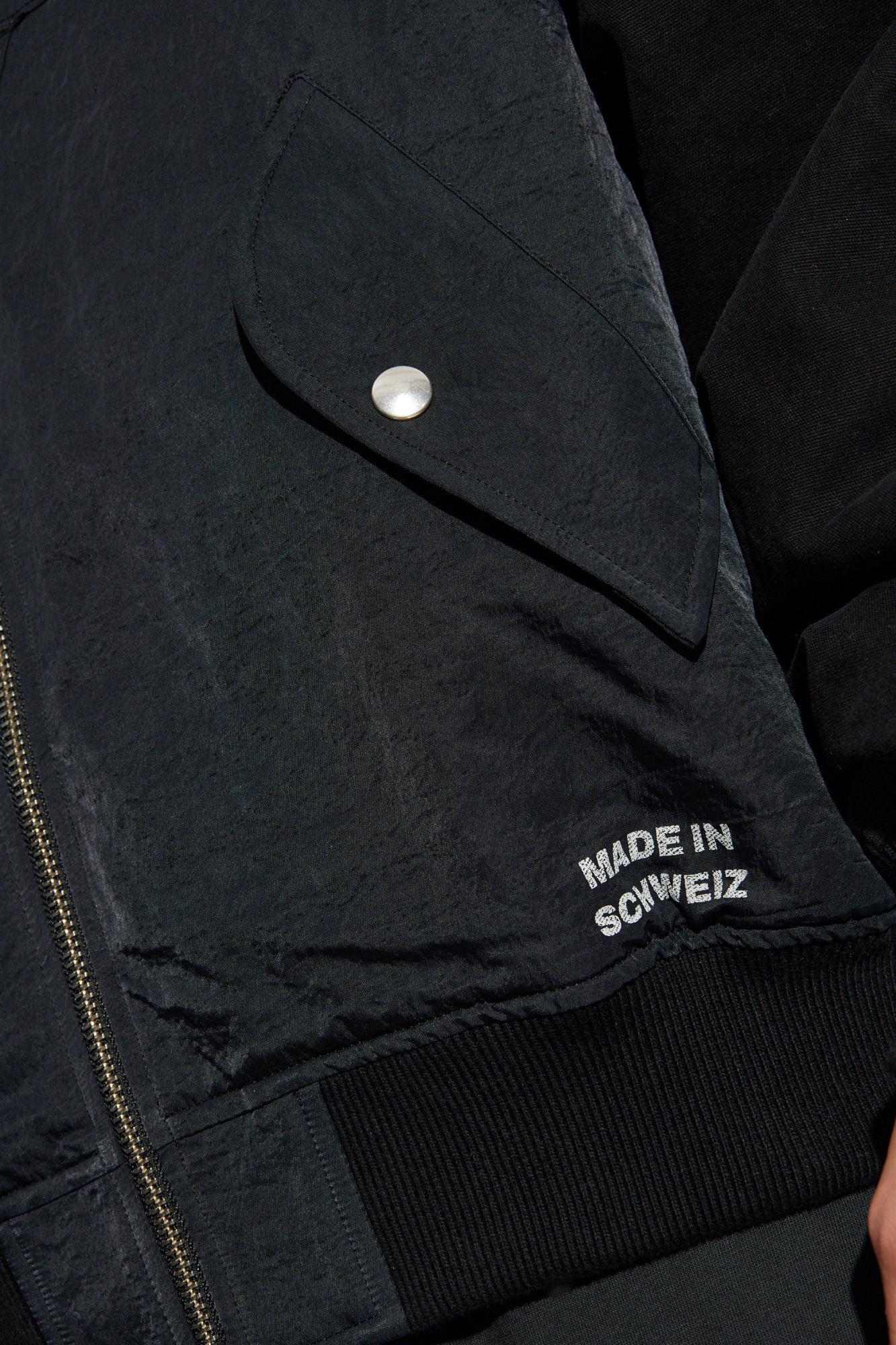 Black Bomber jacket 44 Label Group - Vitkac Japan