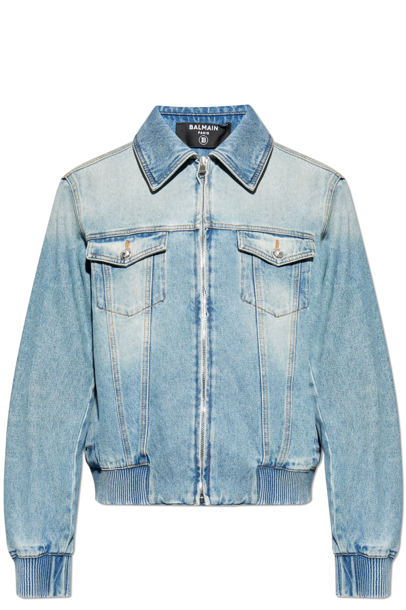 Blue Denim jacket Balmain - Vitkac Israel