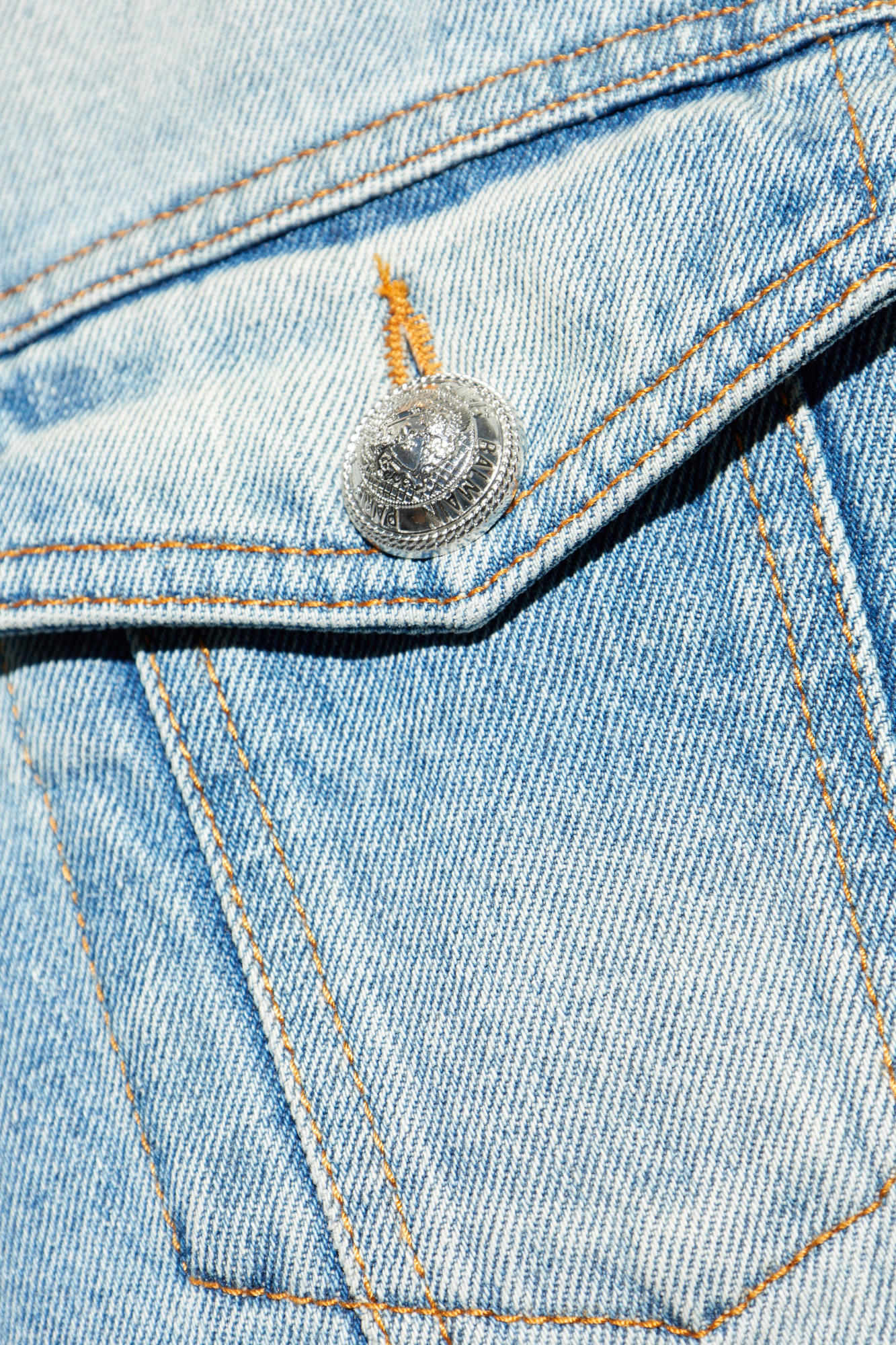Blue Denim jacket Balmain - Vitkac Israel